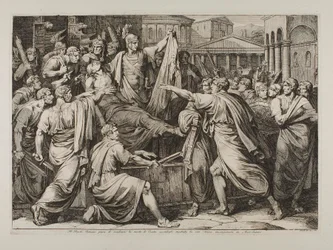 Il popolo romano giura di vendicare l