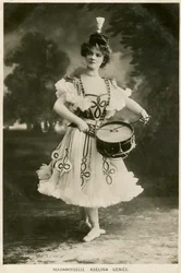 Adelina Genee, ballerina britannica nata in Danimarca, c1906