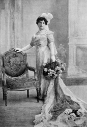 Baronessa Orczy, romanziere, drammaturgo e artista britannico di origine ungherese, 1913