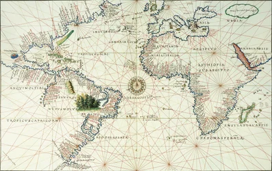 Una carta a doppia pagina dell