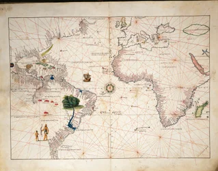 Africa, Europa e parte delle Americhe, dall