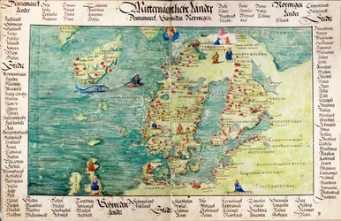 Mappa della Scandinavia