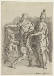 Tre soldati e un putto