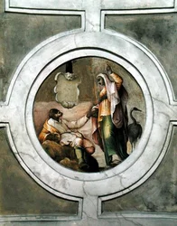 Rappresentazione di una delle Virtù, dal soffitto della Cappella Grimani