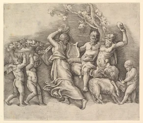 Un Baccanale, 1530-61