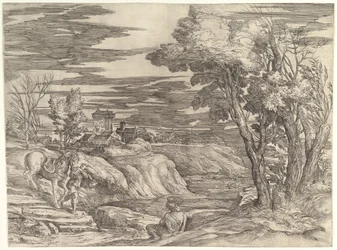 Paesaggio con un Cavaliere e il Suo Stalliere