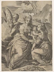 Madonna col Bambino e Santi dopo Parmigianino