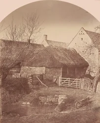 Farm Yard, Prestbury vicino a Cheltenham, c. 1855 (foto)