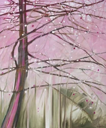 Foresta rosa da sogno