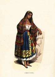 Donna della città di Puebla, Messico