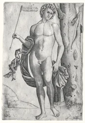 Uomo con una freccia, c. 1515