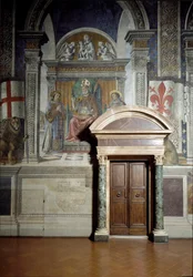 San Zanobi, san Lorenzo e san Stefano (Sala dei Gigli)