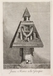 Mascherata alla Greca: Giovane monaco alla Greca Tavola 9, 1771