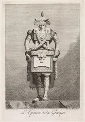 Mascherata alla Greca: Lo sposo alla Greca Tavola 7, 1771
