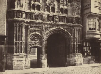 Porta di Christchurch, Canterbury, 1854, stampa 1857 (foto)