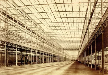 La navata al Crystal Palace, Hyde Park, marzo 1852