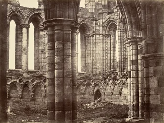 Abbazia di Whitby, Yorkshire, transetto nord