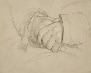 Mani giunte, si dice siano quelle del poeta William Wordsworth