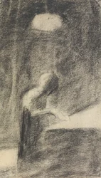Schizzo astratto di una figura