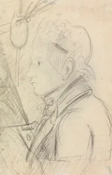 Studio di ritratto di un giovane uomo