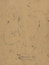 Studio di donne che fanno il bagno