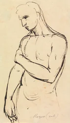 Studio di un giovane uomo