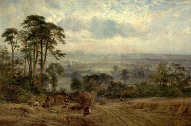 Campi di grano, Wollaton Hall, Nottingham, XIX secolo