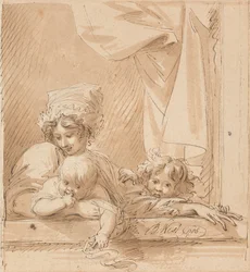 Una Madre e Due Bambini