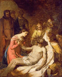 Studio della lamentazione sul Cristo morto