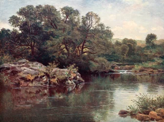 Sul fiume Llugwy, sotto Capel Curig