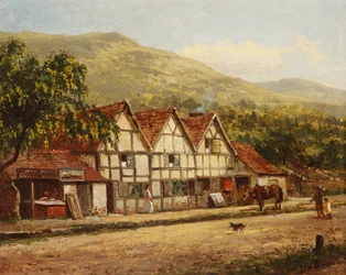 La vecchia bottega del fabbro, Great Malvern, 1871