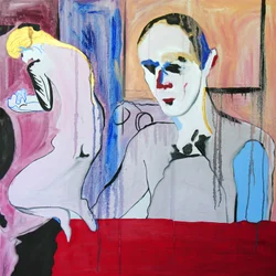 La famiglia Bonnard, 2005 (olio su tela)