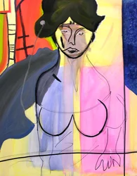 Miss N. 1, 2000 (olio su tela)