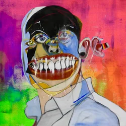 Mythe 8, 2021 (olio e acrilico su tela)