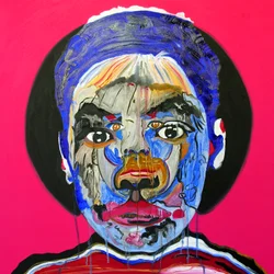Surportrait : Andy Warhol  Romaric, 2005 (olio su tela)
