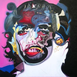 Surportrait : Marilyn Monroe  Che Guevara, 2003 (olio su tela)