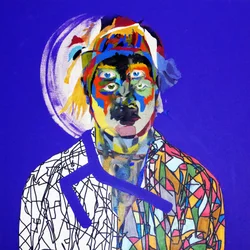 Surportrait : Olivier Corseri, 2019 (olio su tela)