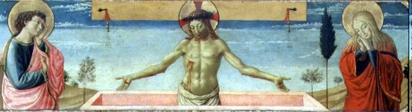 Cristo risorto dalla tomba (dettaglio)
