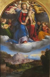 Madonna con Bambino in gloria
