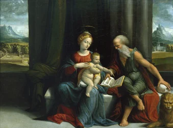 Madonna con Bambino e San Girolamo