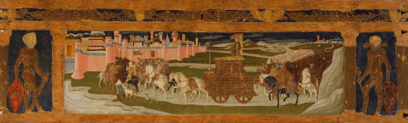 Pannello di predella: Trionfo di Davide
