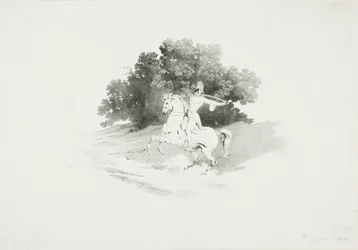 Trombettista a cavallo