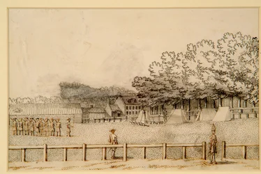 Accampamento di soldati, Hampton Court Green