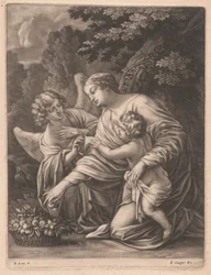 Madonna, Bambino e Angelo