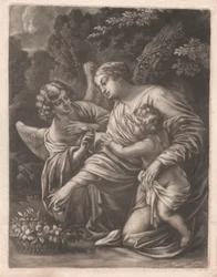 Madonna, Bambino e Angelo