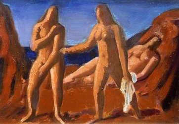 Gruppo di bagnanti
