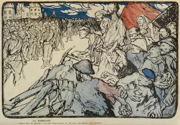 La barricata, illustrazione da 