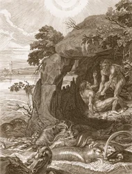 Aristeo costringe Proteo a rivelare i suoi oracoli, 1731