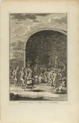 Cerimonia religiosa per gli abitanti dell