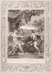 Meleagro presenta la testa del cinghiale ad Atalanta, 1731